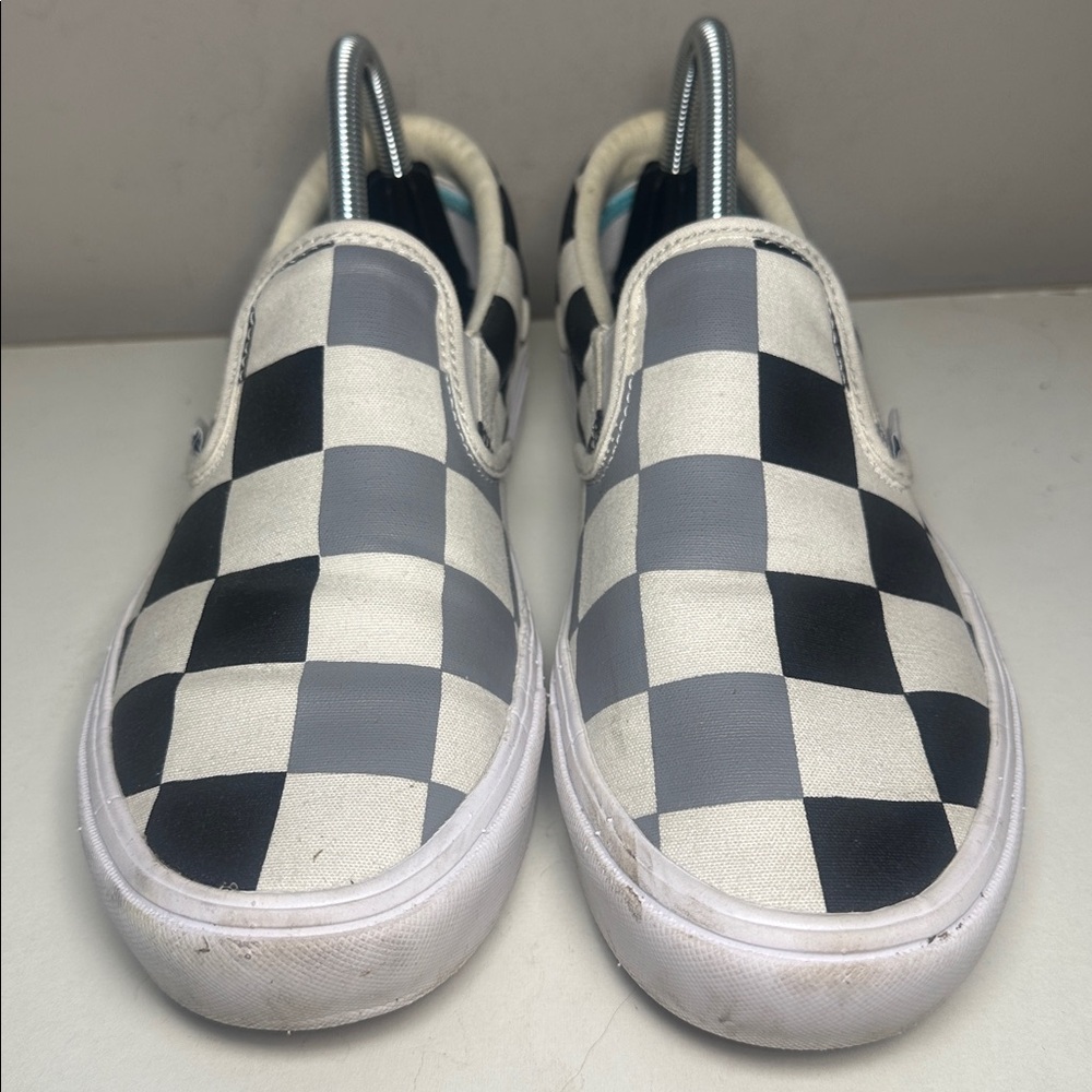 Checkered Slip-On Sneakers